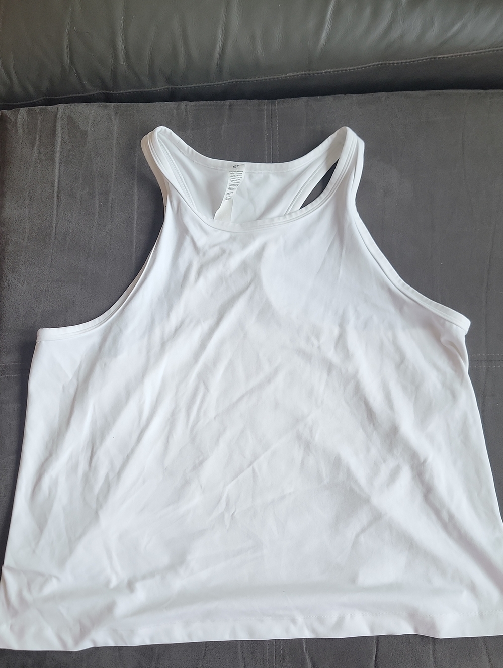 Lululemon Women's White Racerback Tank Top